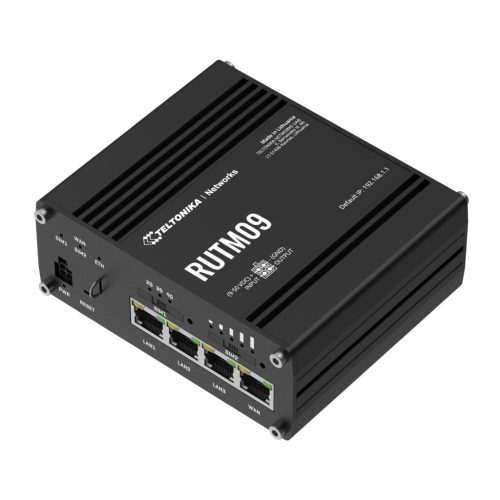 Teltonka RUTM09 | 4G LTE router | Cat 6, 4x GbE, GNSS, Dual SIM