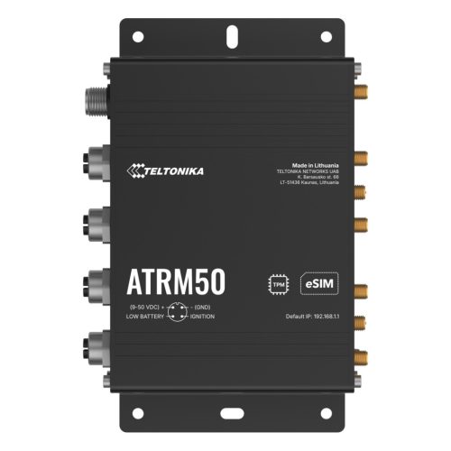 Teltonika ATRM50 | 5G Router | 4x M12 GbE, WiFi 5, Dual SIM, eSIM, GPS