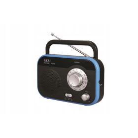 AKAI Hordozható rádió (fekete) PR003A-410/B