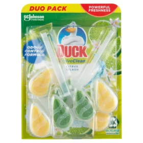 Duck® Active Clean WC-öblítő rúd DUO 77,2 g Citrus
