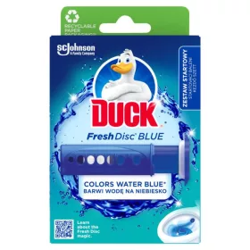   Duck® Fresh Discs zselés WC-öblítő korong 36 ml BLUE Színező hatással