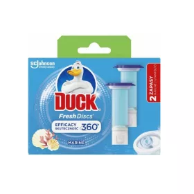   Duck® Fresh Discs zselés WC-öblítő korong utántöltő 2x36 ml Marine