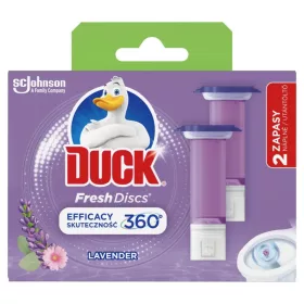   Duck® Fresh Discs zselés WC-öblítő korong utántöltő 2x36 ml Levendula