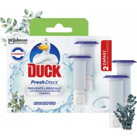   Duck® Fresh Discs zselés WC-öblítő korong utántöltő 2x36 ml Eukaliptusz