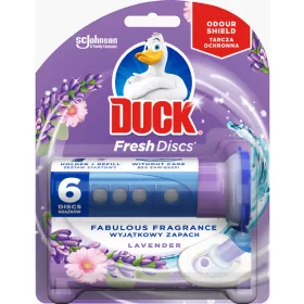   Duck® Fresh Discs zselés WC-öblítő korong 36 ml Levendula