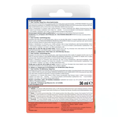 Duck® Fresh Discs zselés WC-öblítő korong 36 ml Mango-Verse