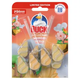 Duck® Active Clean WC-öblítő rúd DUO 77,2 g Mango-Verse