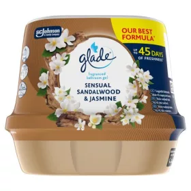   Glade® fürdőszobai légfrissítő zselé 180 g Sensual Sandalwood&Jasmin