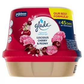   Glade® fürdőszobai légfrissítő zselé 180 g Luscious Cherry&Peony