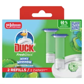   Duck® Fresh Discs zselés WC-öblítő korong utántöltő 2x36 ml Mint Matrix