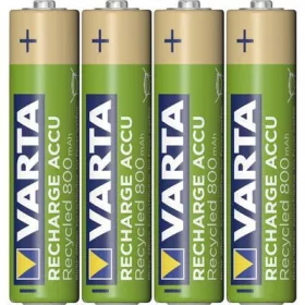   VARTA RECYCLED akkumulátor mikro/ AAA 800 mAh BL4 25% újrahasznosított tartalommal