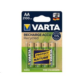   VARTA RECYCLED akkumulátor ceruza/AA 2100 mAh BL4 25% újrahasznosított tartalommal