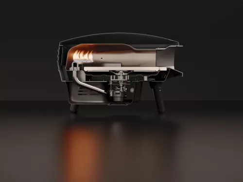 Witt Etna Rotante Piccolo 13" - Mat Black pizzasütő