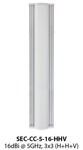 RF Elements SEC-CC-5-16-HHV | Sector antenna | MIMO, 5GHz, 16dBi, 3x RP-SMA