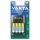 VARTA VALUE USB QUATTRO töltő + 4db AA 2100 mAh akkumulátor