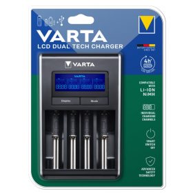   VARTA LCD Dual Tech töltő akkumulátor nélkül  (LI-Ion akkumulátor töltésére is)