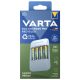 VARTA Eco Charger Pro Recycled töltő 4db RECYCLED akkumulátor AAA 800 mAh