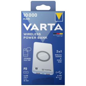   VARTA Portable Wireless Powerbank+vezeték nélküli töltő 10.000mAh