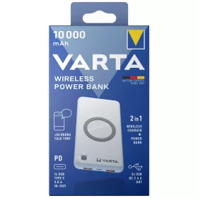   VARTA Portable Wireless Powerbank+vezeték nélküli töltő 10.000mAh