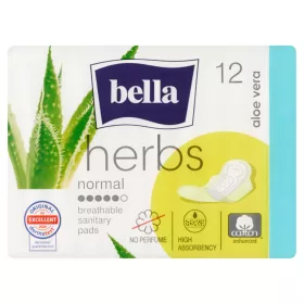 BELLA HERBS Egészségügyi Betét Aloe Vera 12 db