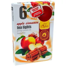 Illatos teamécses 6 db Alma-fahéj
