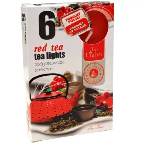 Illatos teamécses 6 db Vörös tea