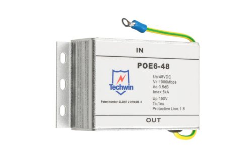 POE6-48 | PoE Surge Protector | 1000Mbps