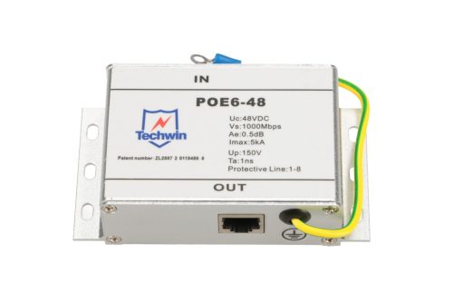 POE6-48 | PoE Surge Protector | 1000Mbps