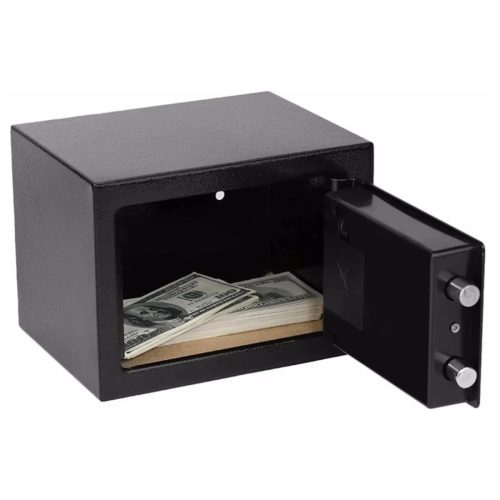 Extralink Home | Safe with electronic lock | digital code, armored box, keys, S-406