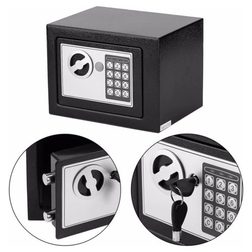 Extralink Home | Safe with electronic lock | digital code, armored box, keys, S-406