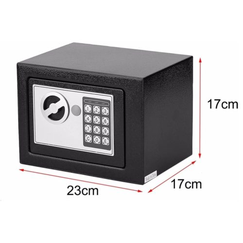 Extralink Home | Safe with electronic lock | digital code, armored box, keys, S-406