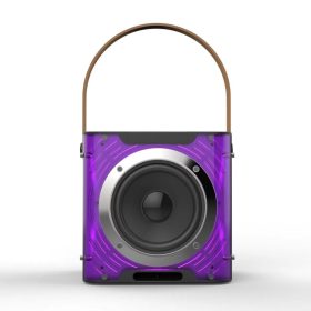   EXTRALINK LIFESTYLE BOX KARAOKE SPEAKER BLACK DUAL MICROPHONE