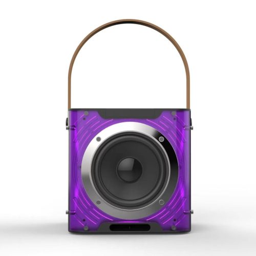 EXTRALINK LIFESTYLE BOX KARAOKE SPEAKER BLACK DUAL MICROPHONE