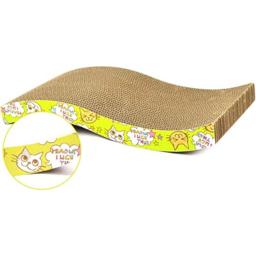 EXTRALINK PETS DRAPAK DLA KOTA KARTONOWY LEGOWISKO LEŻAK FALA MATA DO DRAPANIA EKO DUŻY PET-762