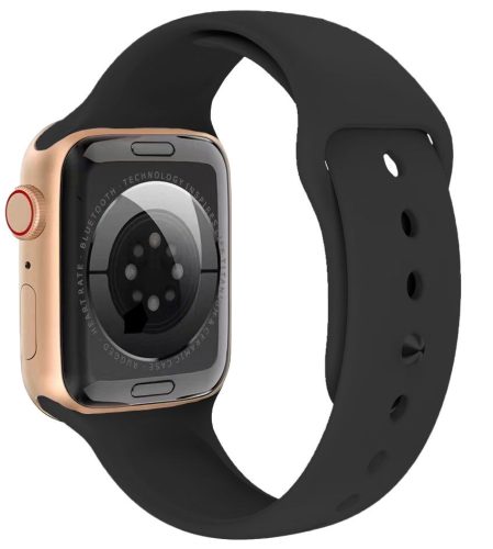 EXTRALINK LIFESTYLE SMARTWATCH F89 ZŁOTY + RÓŻOWA/CZARNA OPASKA