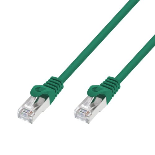 EXTRALINK LAN PATCHCORD CAT.7 S/FTP 3M 20G SHIELDED FOILED TWISTED PAIR BARE COPPER GREEN