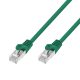 EXTRALINK LAN PATCHCORD CAT.7 S/FTP 5M 20G SHIELDED FOILED TWISTED PAIR BARE COPPER GREEN
