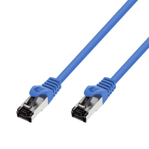 EXTRALINK LAN PATCHCORD CAT.8.1 S/FTP 1M 40G SHIELDED FOILED TWISTED PAIR BARE COPPER BLUE