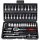 Extralink Powerlink | Tool Set | Socket Wrenches, Case, 46 Pieces