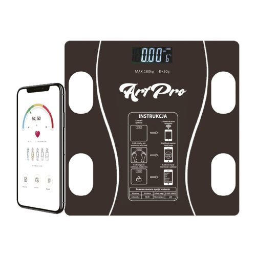 EXTRALINK HOME INTELIGENTA WAGA ŁAZIENKOWA BLUETOOTH