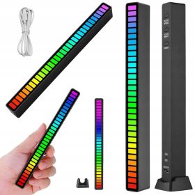   Extralink | RGB USB LED lamp | sound response, battery strip, black