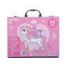 Extralink Art Set for Painting, Pink Unicorn with 88 Pieces