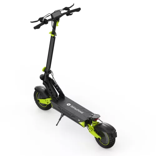 isinwheel D2 Green Prémium Elektromos Roller (48v, 15.6Ah, 1000W teljesítmény, 55 km hatótáv)