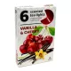 Illatos teamécses 6 db Vanilla-Cherry