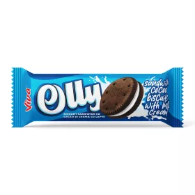 Olly kakaós szendvicskeksz 81 g Tejkrémes