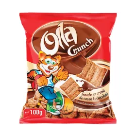 Olla crunch 100 g Kakaós-csokoládés krémmel töltött