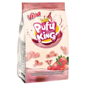 Viva Pufu King 85 g Epres-csokival bevont snack