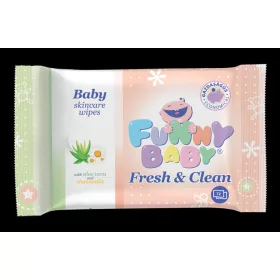 Funny baby törlőkendő Fresh&Clean 72 lap