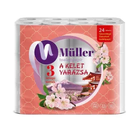 Müller toalettpapír Kelet Varázsa 3 rétegű 24 tekercses