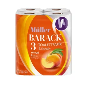 Müller toalettpapír Barack 3 rétegű 8 tekercs